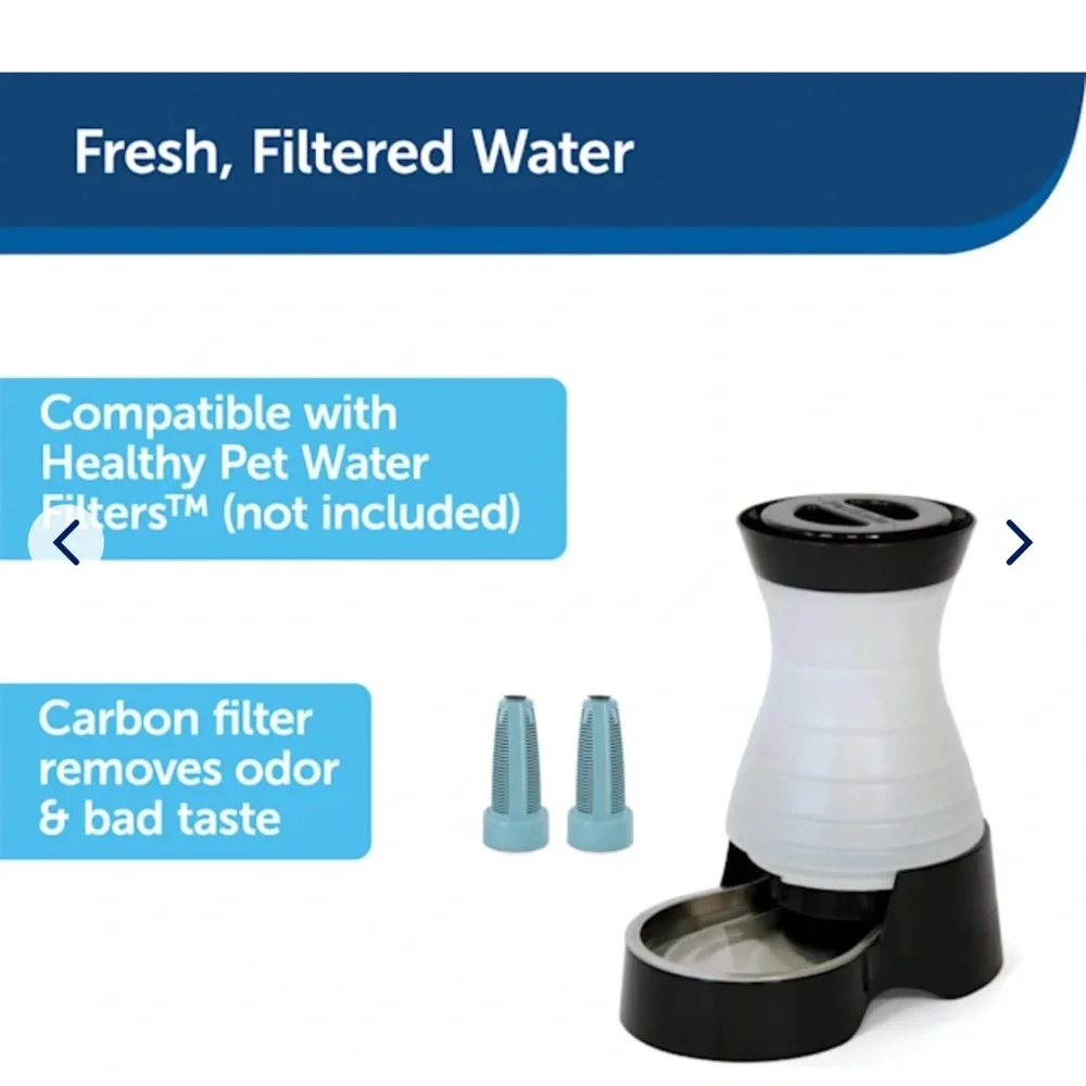 Petsafe Healthy Pet Gravity Waterer Water Dish Preowned